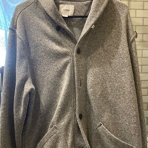 Old Navy Heather Gray Knit Cardigan